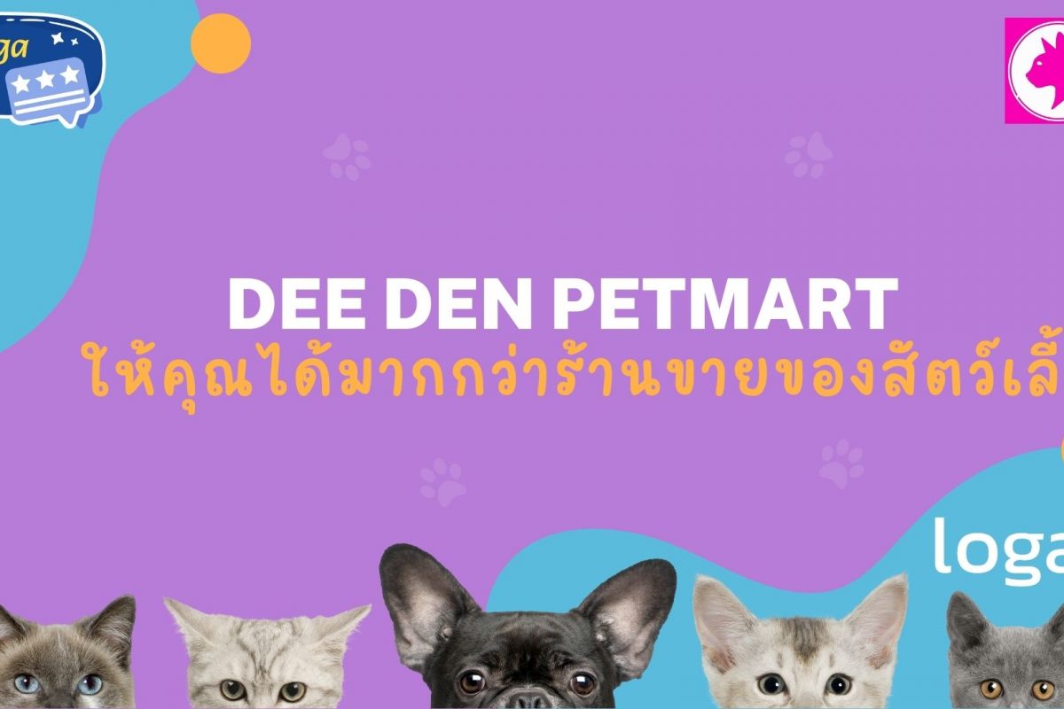 ดีเด่นเพ็ทมาร์ท (Deeden Petmart) แหล่งรวมสินค้าสัตว์เลี้ยงที่ครบครัน เอาใจคนรักสัตว์