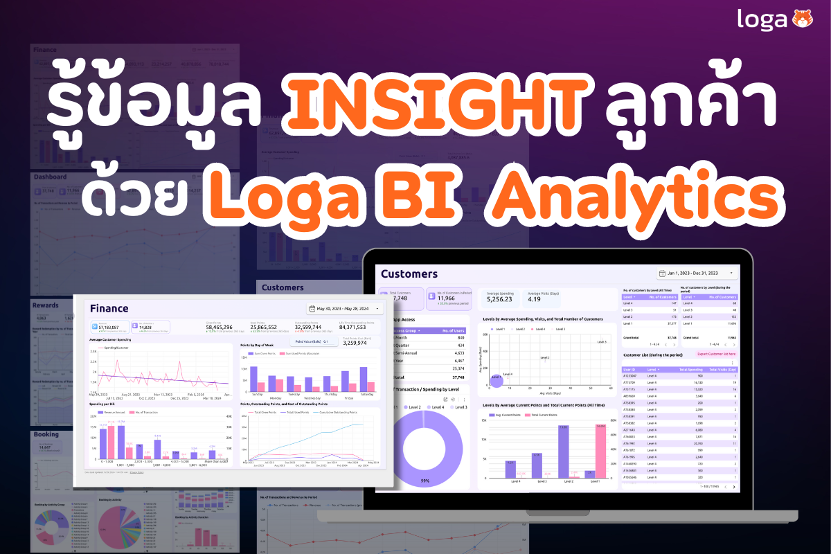 ธุรกิจยุคใหม่ ต้องเข้าใจความต้องการลูกค้า : รู้ข้อมูล insight ลูกค้า ด้วย Loga BI Analytics