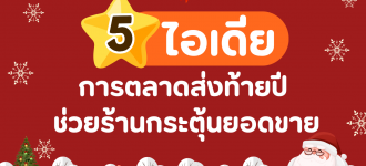 5 เทคนิคการตลาดส่งท้ายปี ช่วยร้านกระตุ้นยอดขาย